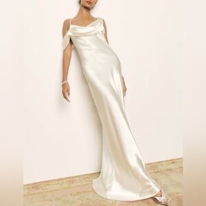 Reformation Rhonda Silk Dress